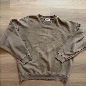 Men's Elwood tan distressed sweatsuit size medium